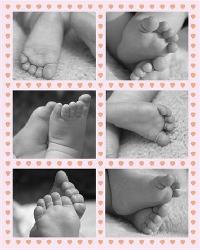 Baby feet Enmarcado de cuadros